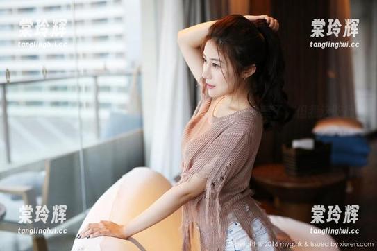 MyGirl美媛馆 - 唐琪儿的蕾丝内衣图片，太美了，但我这吃播咧？