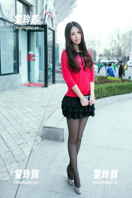 TuiGirl推女郎 - 大胆！小九九的短裤高清套图来画风!有点意外哦
